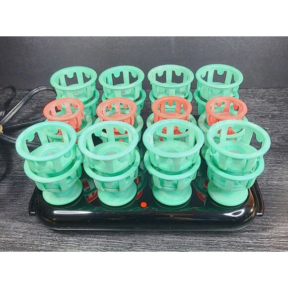 Clairol Lock N Roll Hair Rollers Curlers  Pageant Spoolies 24 Roller Tested - Picture 1 of 5
